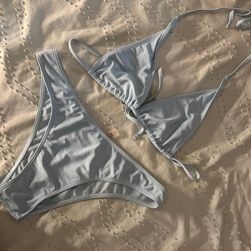 SHEIN Sky Blue Bikini Set